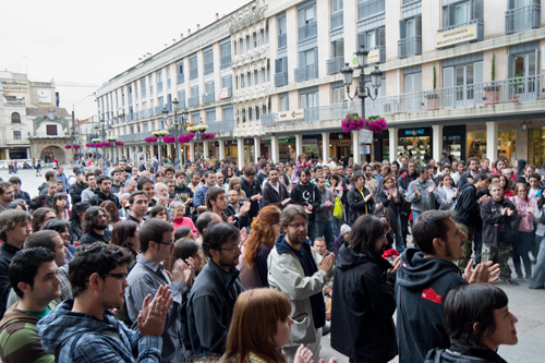 El movimiento ciudadano por la democracia en la provincia celebra una nueva asamblea este viernes en la plaza Mayor