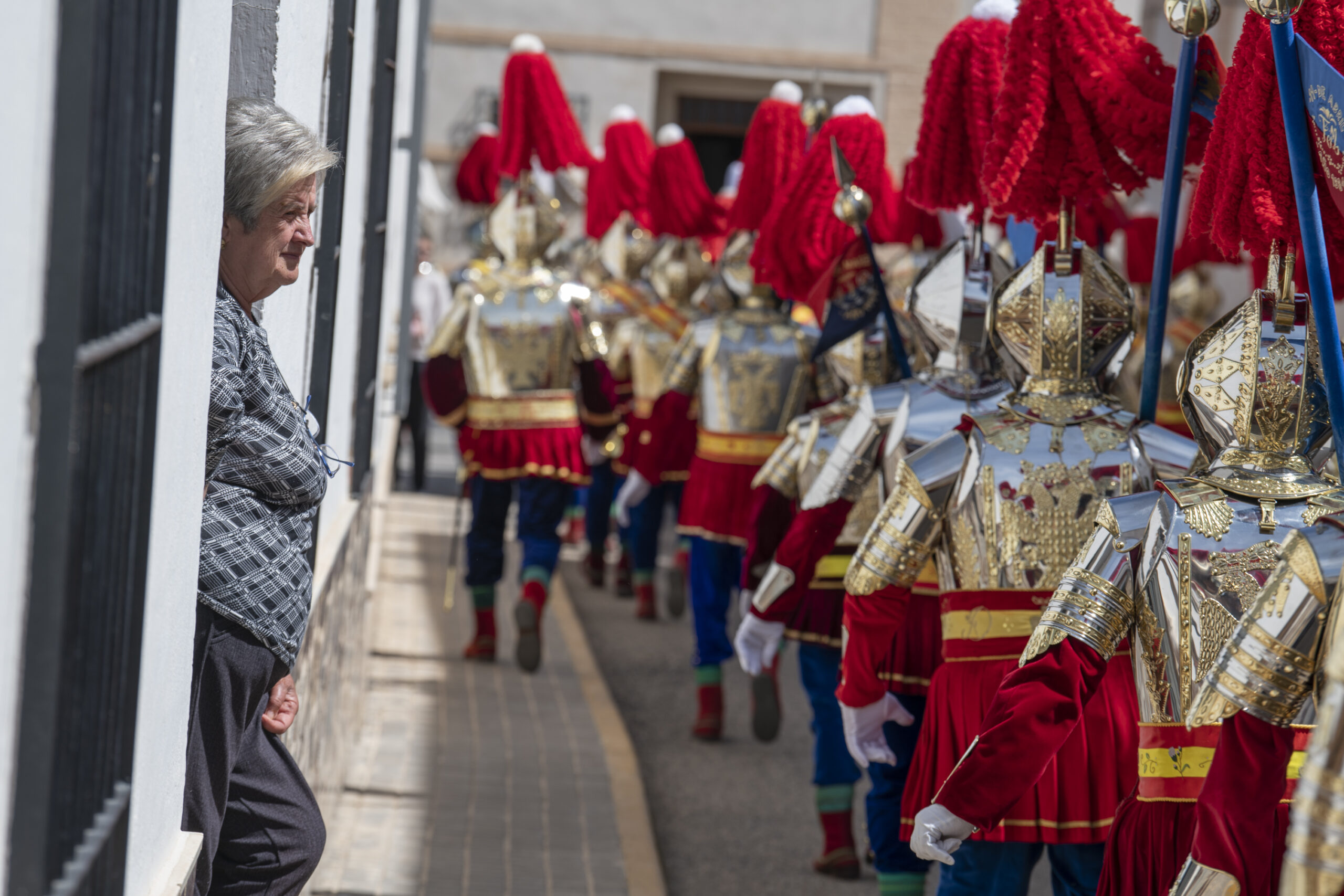 Espectacular Desfile De Jueves Santo De Los Armaos De Almagro