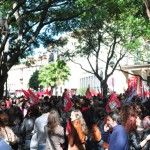 Concentración en la Plaza Cervantes de Ciudad Real