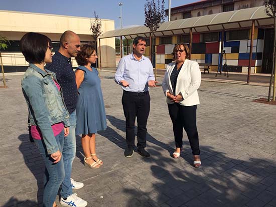 Olmedo-visita obras IES Isabel Perillán y Quirós