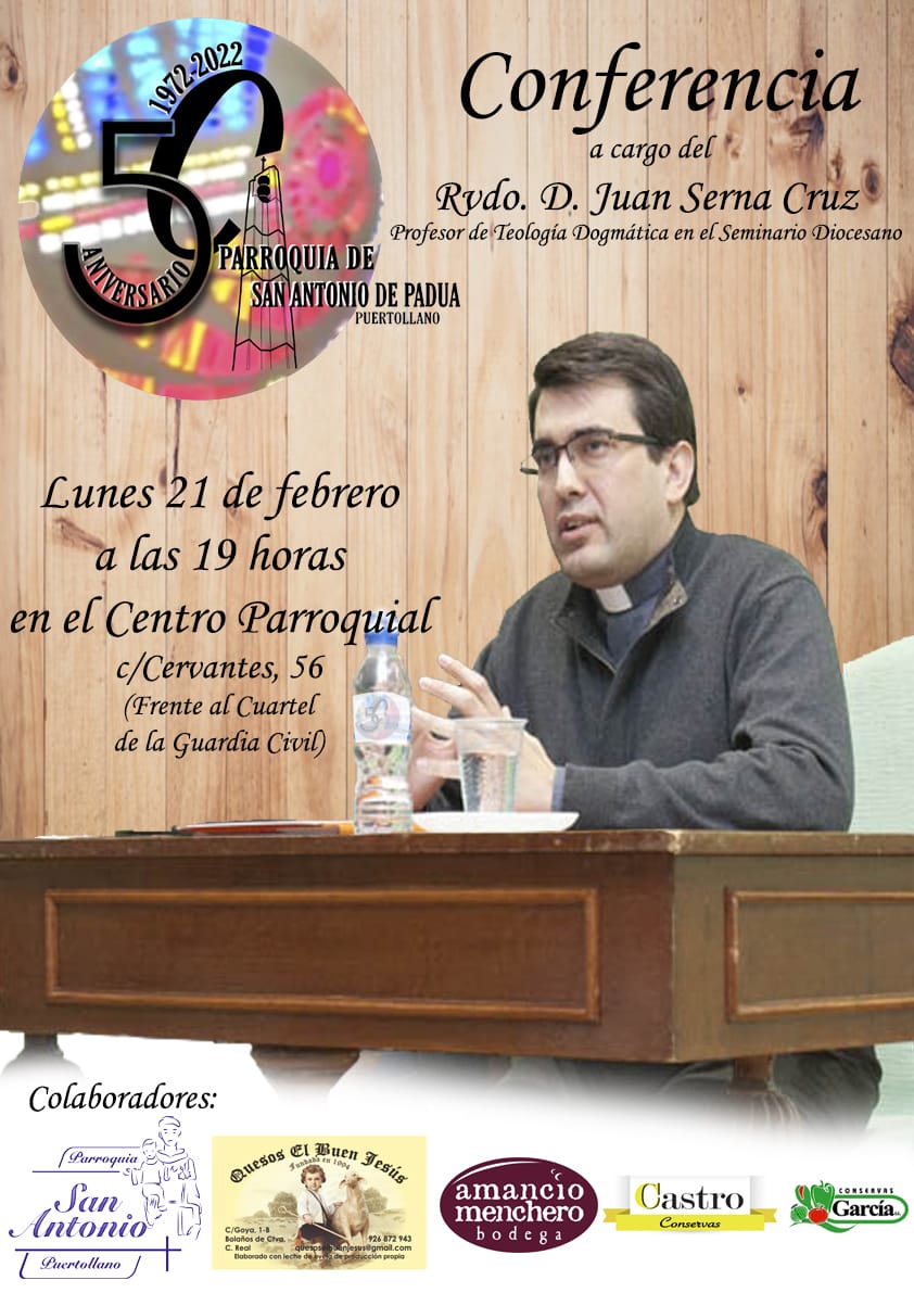 The San Antonio de Padua parish in Puertollano will host a conference by Juan Serna Cruz, director of the Diocesan Institute of Theology |  MyCiudadReal.es